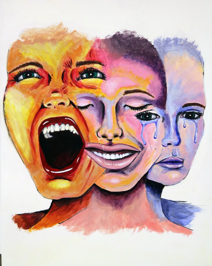 High School Art_ Mixed media on paper, by A_ Logan, Art teacher Jennifer Lpsey Edwards